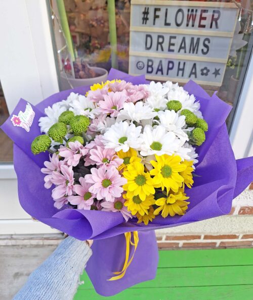 Букет от хризантеми