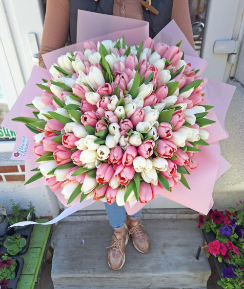 Букет от 201 лалета